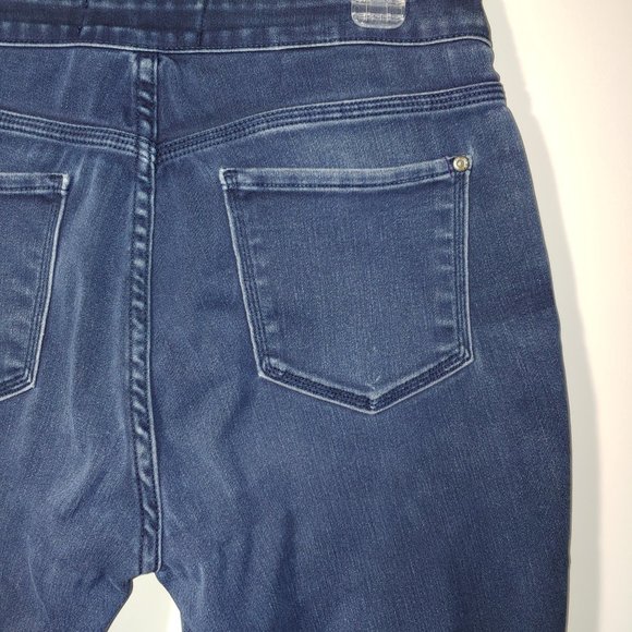 NYDJ Lift & Tuck Technology Straight Leg Jeans Size 10 Dark Wash - Picture 6 of 9